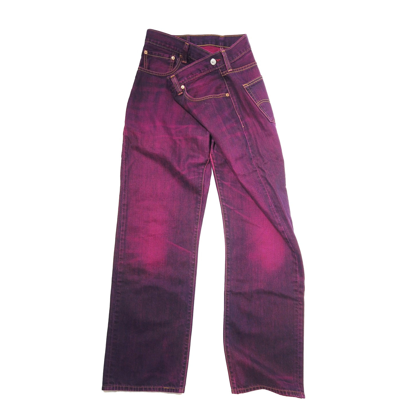 Cross color pants