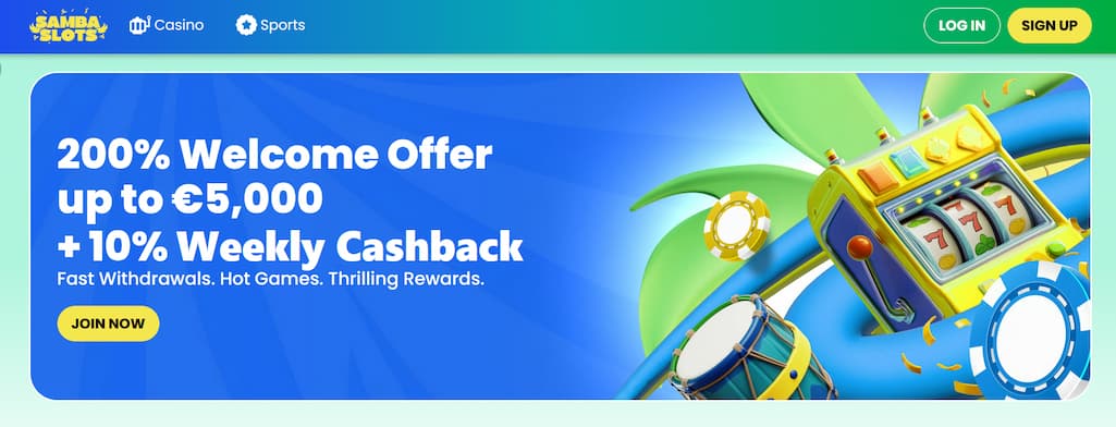 Samba slots